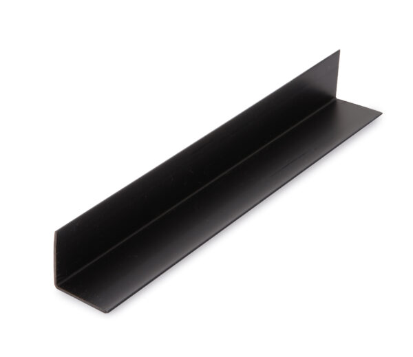 4010060430 25mm Black Right Angle Trim 25mm Right Angle Black 2.7m