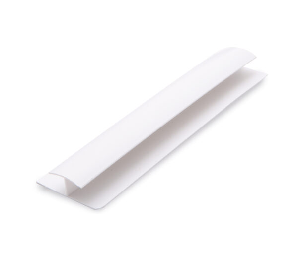 4010060436 White 8mm H-Trim H Trim White 8mm x 2.7m