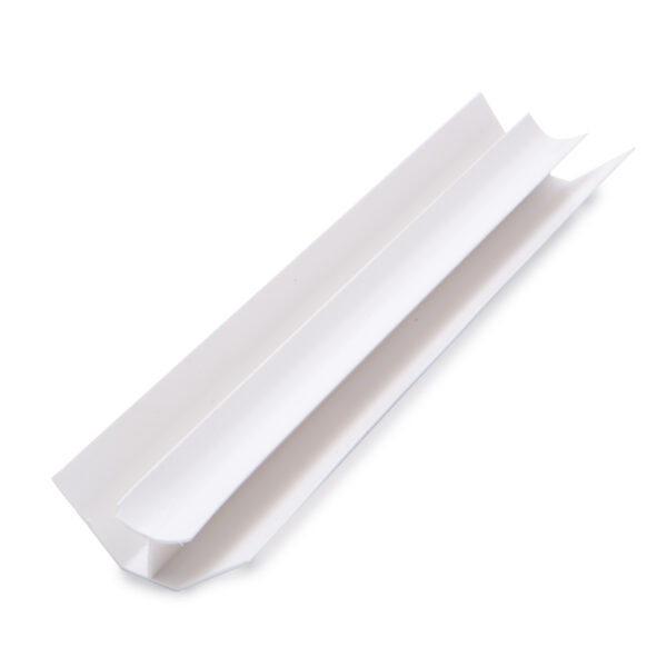 4010060448 White 8mm Internal Corner Int Corner Trim White 2.7m (8mm)
