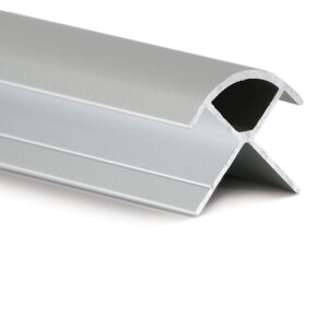 Aluminium External Corner (for 10mm panels) Satin 2.4m