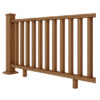Balustrade Post & Rail System 1.8 metre module - Brown