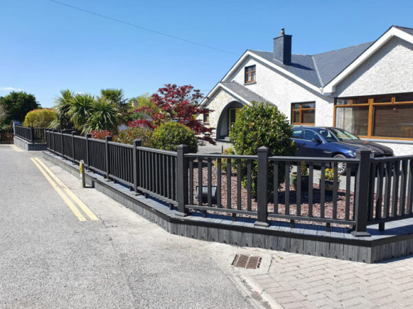 Balustrade Post & Rail System 1.8 metre module - Charcoal