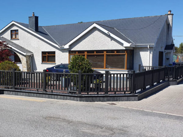 Balustrade Post & Rail System 1.8 metre module - Charcoal