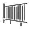Balustrade Post & Rail System 1.8 metre module - Charcoal