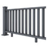 Balustrade Post & Rail System 1.8 metre module - Charcoal