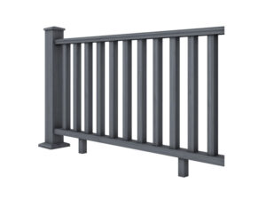 Balustrade Post & Rail System 1.8 metre module - Charcoal