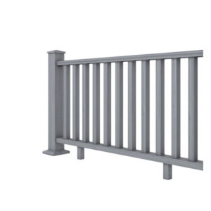 Balustrade Post & Rail System 1.8 metre module - Grey