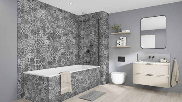 Abruzzo-Black-Urban-Grey-Splashback (1) Abruzzo 2420 x 160 x 9mm PF