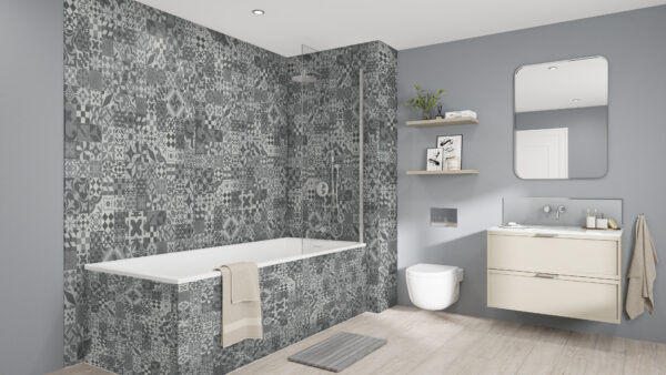 Abruzzo-Chrome-Urban-Grey-Splashback (1) Abruzzo 2420 x 160 x 9mm PF