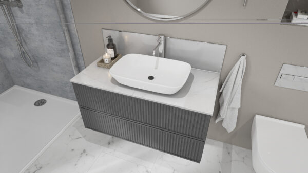 Athena-Marble-WT-Glacier-White-SB-Chrome ATHENA MARBLE Mermaid Elite 2420x1200x10mm PF/T&G