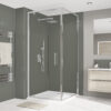 Battleship-Grey-Chrome-Linear-Oak-Splashback Seafoam Green / Battleship Grey Alloy 2440 x 1220 x 4