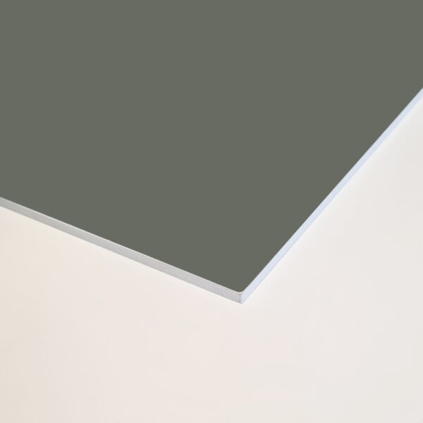 Battleship-Grey-Corner-Shot Seafoam Green / Battleship Grey Alloy 2440 x 1220 x 4