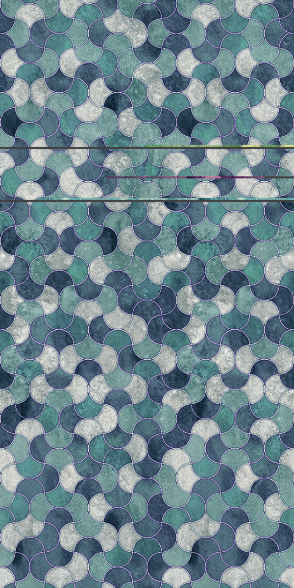 Blue Scallop  2440 x 900 x 4mm