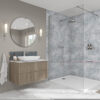 Caliza-Chrome-Storm-Blue-Splashback Caliza 2420 x 160 x 9mm PF