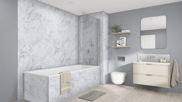 Fumo-Chrome-Glacier-White-Splashback (1) FUMO Mermaid Elite 2420x1200x10mm T&G