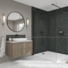 Marbre-Celeste-Black-Hadrian-Green-Splashback Marbre Celeste 2420 x 580 x 9mm DPF