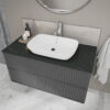 Marbre-Celeste-WT-Malibu-Grey-SB-Chrome Marbre Celeste 2420 x 580 x 9mm DPF