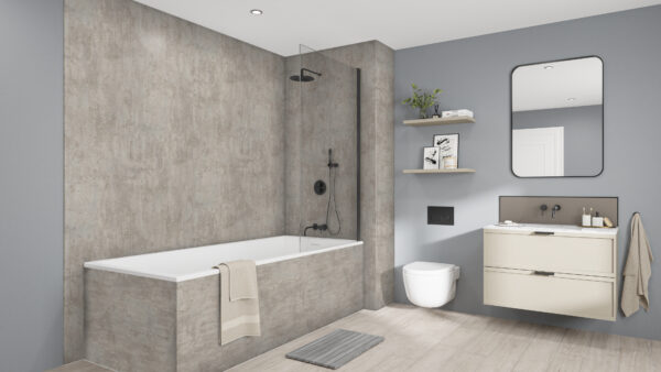 Modern-Concrete-Black-Terra-Grey-Splashback (1) Modern Concrete 2420 x 1200 x 9mm T&G