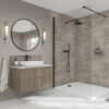 Modern-Concrete-Black-Terra-Grey-Splashback Modern Concrete 2420 x 1200 x 9mm T&G