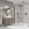 Natural-Pietra-Black-Malibu-Grey-Splashback Natural Pietra 2420 x 580 x 9mm DPF