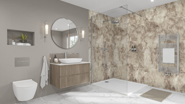 Onyx-Marrone-Chrome-Terra-Grey-Splashback Onyx Marrone 2420 x 160 x 9mm PF