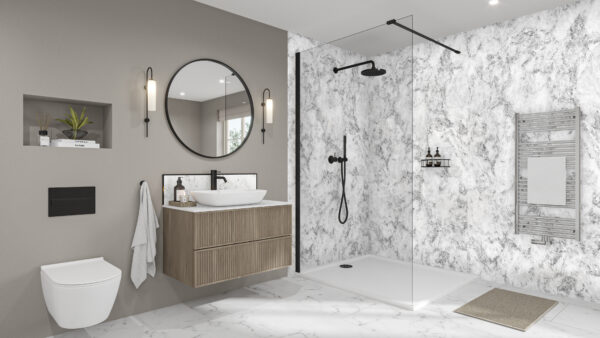 Onyx-Nebbiosa-Black-Roman-Marble-Splashback Onyx Nebbiosa 2420 x 600 x 9mm T&G
