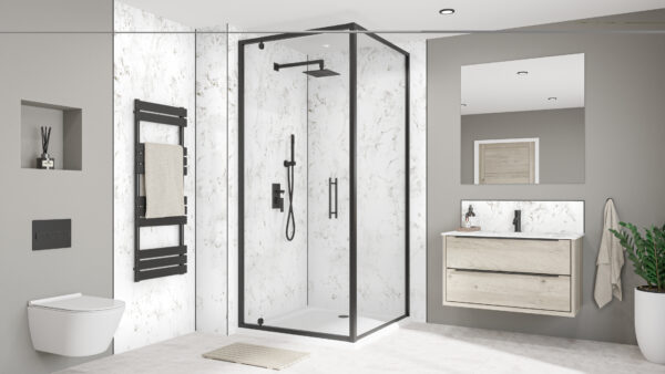 Roman-Marble-Black-Roman-Marble-Splashback Roman Marble 400 X 250 X 4