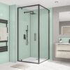 Seabreeze-Green-Black-Tempesta-Splashback Terra Grey / Seabreeze Green Alloy 2440 x 900 x 4