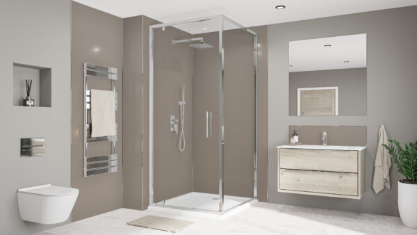 Terra-Grey-Chrome-Terra-Grey-Splashback Terra Grey / Seabreeze Green Alloy 2440 x 900 x 4
