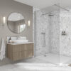 Terrazzo-Nuage-Chrome-Fossil-Stone-Splashback Terrazzo Nuage 2420 x 1200 x 9mm T&G