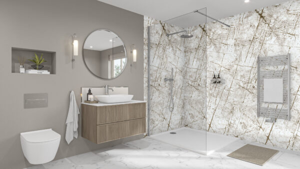 Vienna White 2420 x 580 x 9mm DPF