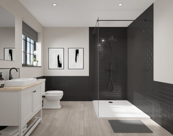 Black-Tile-Black Mocha Composite 1220 x 2440 x 3mm (Wall)