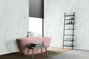 DC01F83 Bianco Spino WALL PANEL 6mm x 500mm x 2.6m (BIANCO) (PK3)