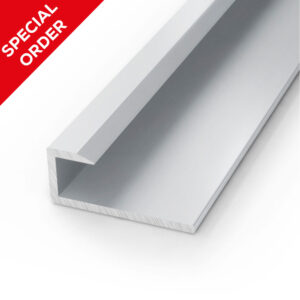 ALUMINIUM END CAP 6mm x 18mm x 2.6m (SILVER)