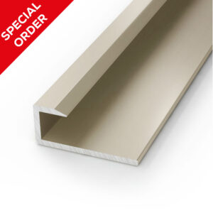 ALUMINIUM END CAP 6mm x 18mm x 2.6m (TITANIUM)
