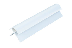 SHOWER PANEL EXTERNAL CORNER 2.4m x 10mm (WHITE)