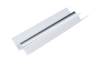 CHROME INTERNAL CORNER SHOWER PANEL INTERNAL CORNER 2.4m x 10mm (CHROME)