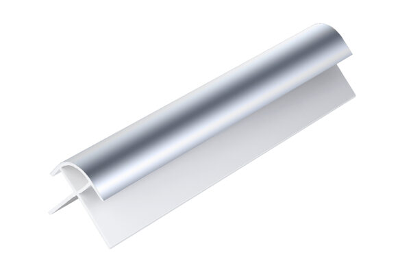 CHROME EXTERNAL CORNER SHOWER PANEL EXTERNAL CORNER 2.4m x 10mm (CHROME)