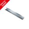 LM0501T_01 ALUMINIUM END CAP 2.4m (CHROME) (10mm)