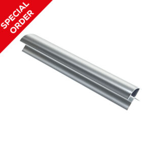 ALUMINIUM EXTERNAL CORNER 2.4m (CHROME) (10mm)