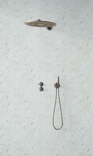 LM1007 White Marble Cropped SHOWER PANEL 10mm x 1m x 2.4m (WHITE MARBLE)