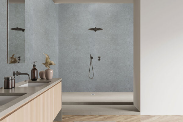 SHOWER PANEL 10mm x 1m x 2.4m (PORTLAND GREY MATT)