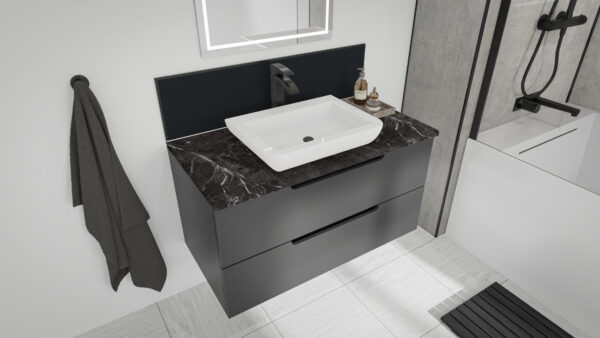 Marbre-Palazio-WT-Midnight-Grey-SB-Black Marbre Palazio 2420 x 900 PLY CC P1