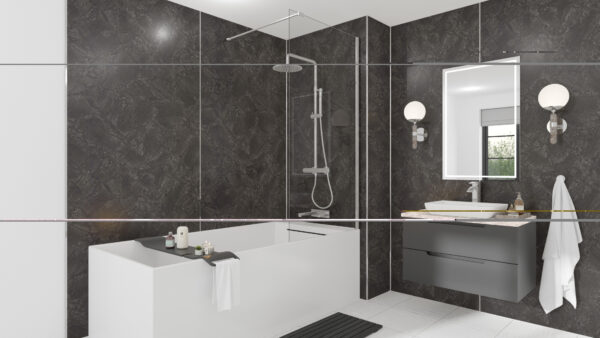 Nero-Marble-Chrome Nero Marble 2420 x 900 PLY CC P1