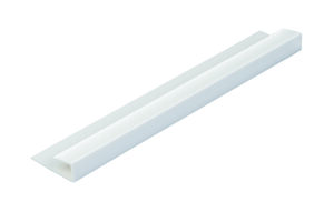 WHITE END CAP WALL PANEL EDGE TRIM 2.6m x 5mm (WHITE)