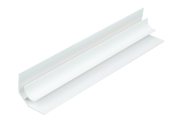 WHITE INTERNAL CORNER WALL PANEL INTERNAL CORNER 2.6m x 5mm (WHITE)