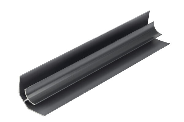 BLACK INTERNAL CORNER WALL PANEL INTERNAL CORNER 2.6m x 5mm (BLACK)