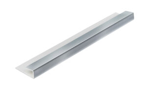 CHROME END CAP WALL PANEL EDGE TRIM 2.6m x 5mm (CHROME)