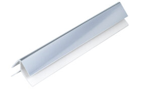 CHROME EXTERNAL CORNER WALL PANEL EXTERNAL CORNER 2.6m x 5mm (CHROME)