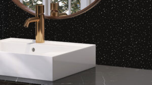 RM1003 Black Diamond WALL PANEL 5mm x 250mm x 2.6m (BLACK DIAMOND) (PACK 4)